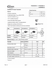 DataSheet IPB320N20N3-G pdf